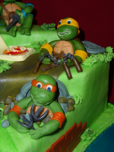 Ninja želvy-detail na figurky 2